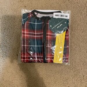 Little Sleepies Red Plaid Zippy